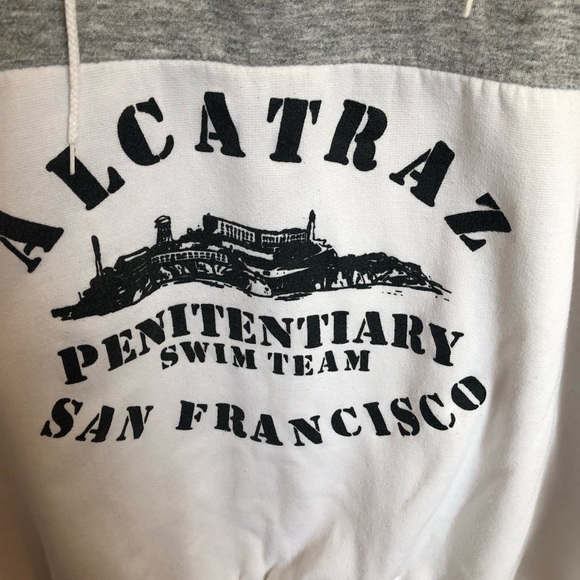 VINTAGE Alcatraz Penitentiary Swim Team sweatshirt - Picture 2 of 5